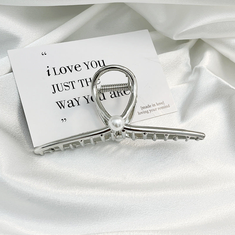 Premium Gold Silver Metallic Hair Claw