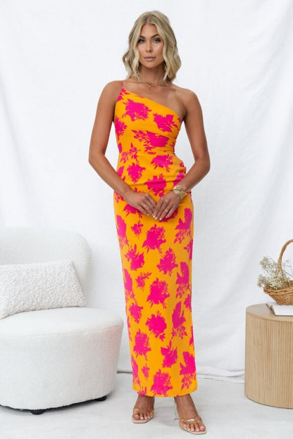Summer Fashionable Elegant off Shoulder Tight Side Split Backless Dress