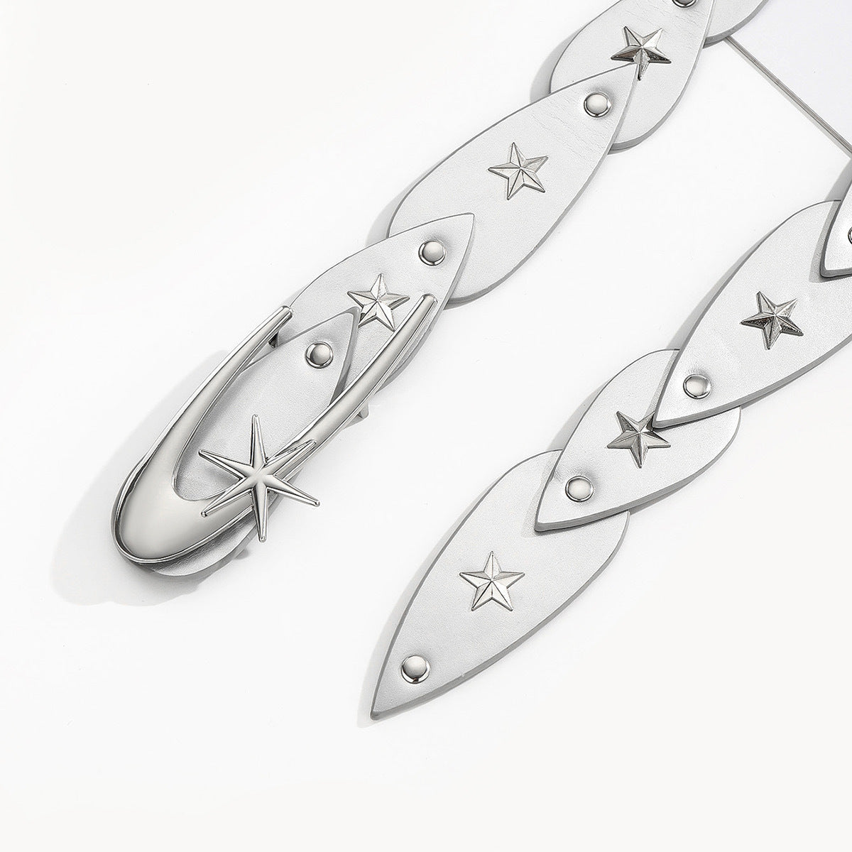 Silver Minimalist Chic Waist Belt