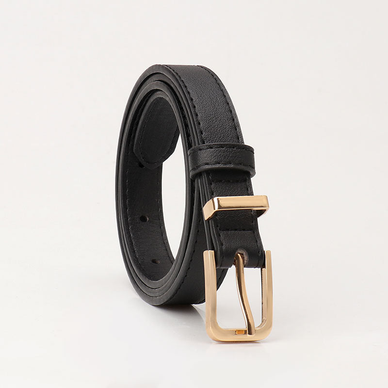 Minimalist Faux Leather Waist Belt