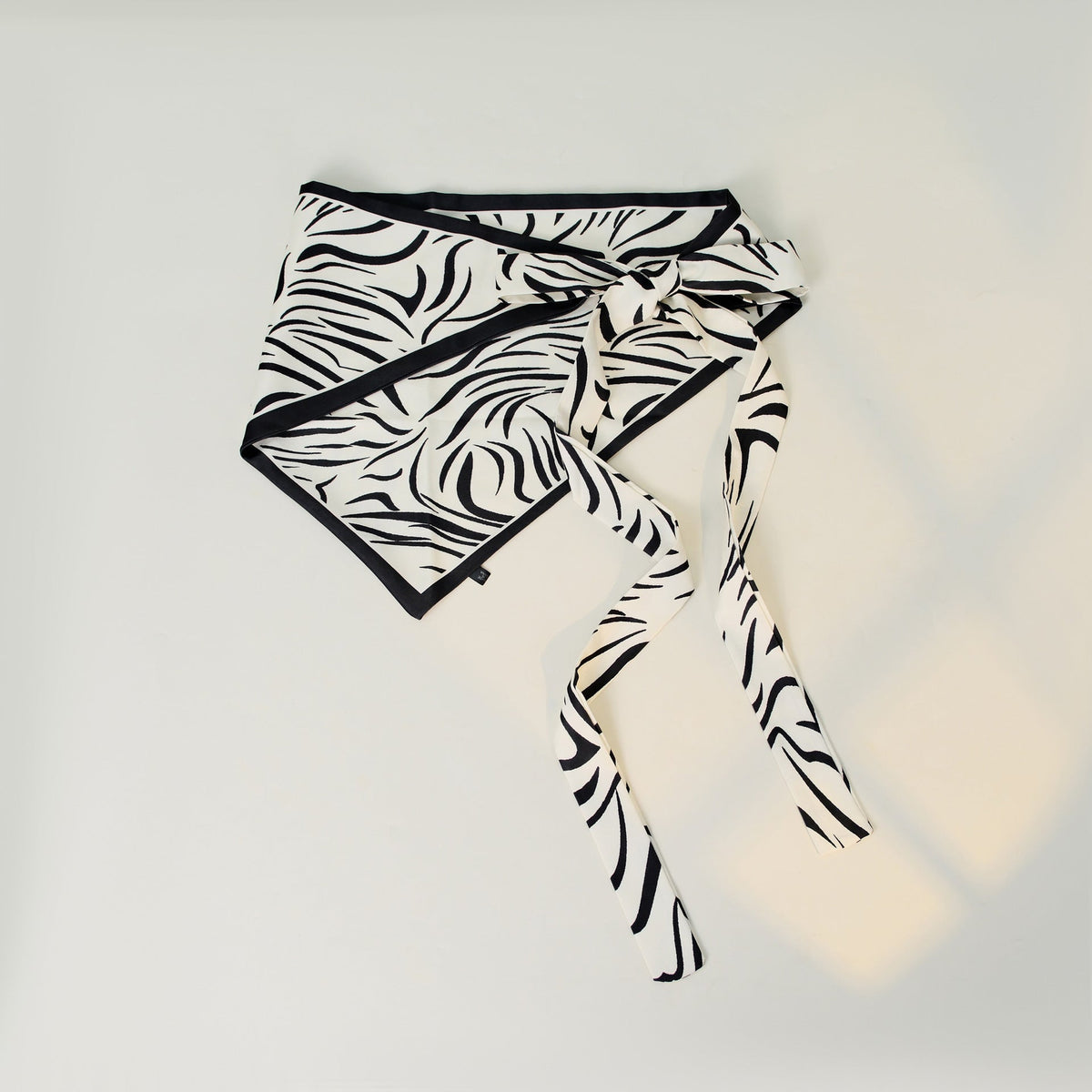 Leopard Print Triangle Tie Bandana Retro Head Scarf