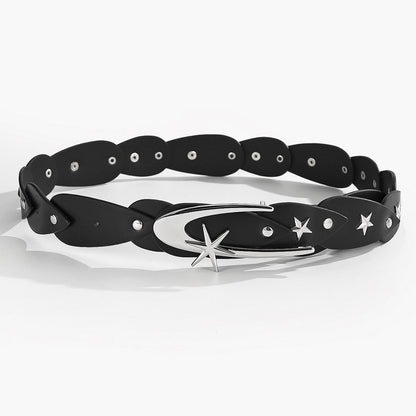 Silver Minimalist Chic Waist Belt