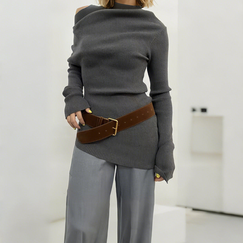Vintage Suede Wide Waist Belt