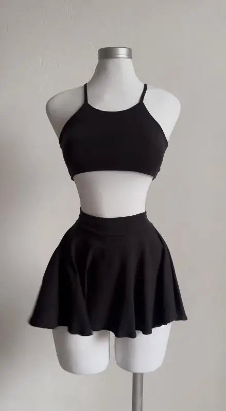 Europe and the United States explosive new cross-border suspenders two-piece sexy suspenders halter halter skirt