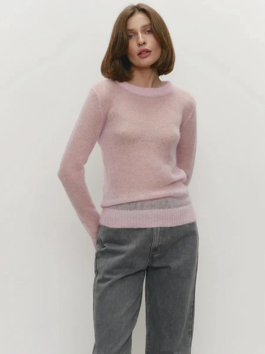 Letter Bodycon Knit Top