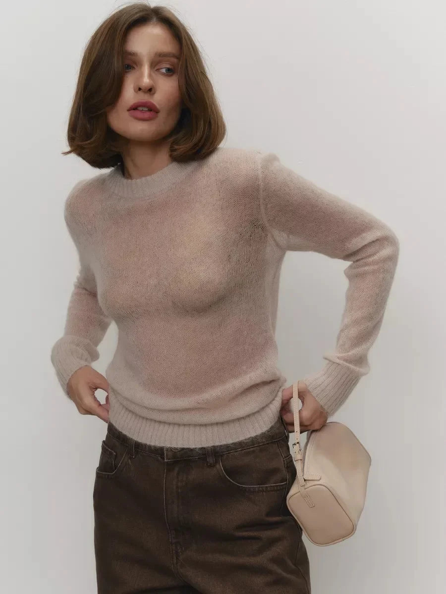 Letter Bodycon Knit Top