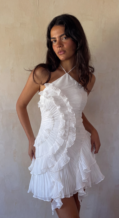 Emma Ruffle Mini Dress