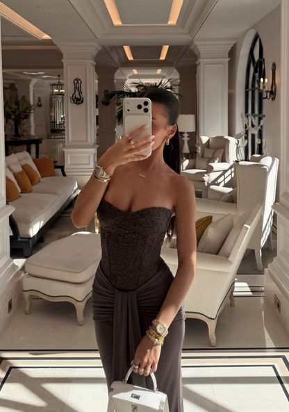 Samira Strapless Maxi Dress