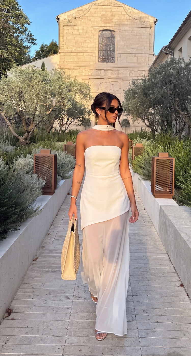 Valerie Asymmetrical Maxi Dress