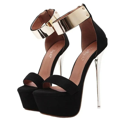 Glamorous Women’s 16CM High Heel Summer High Platform Open Toe High Heel