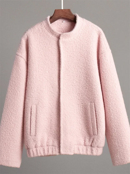 Winter Casual Sweater Jackets For Women Long Sleeve Loose Patchwork Fashion Solid Cardigan Coat Female Streetwear Outwear