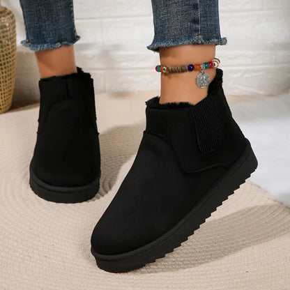 Shoes Female 2024 New Women's Snow Boots Comfortable and Warm Winter Boots Plus Size 36-44 Fashion Platform Boot Botas De Muj