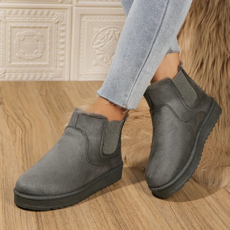 Shoes Female 2024 New Women's Snow Boots Comfortable and Warm Winter Boots Plus Size 36-44 Fashion Platform Boot Botas De Muj
