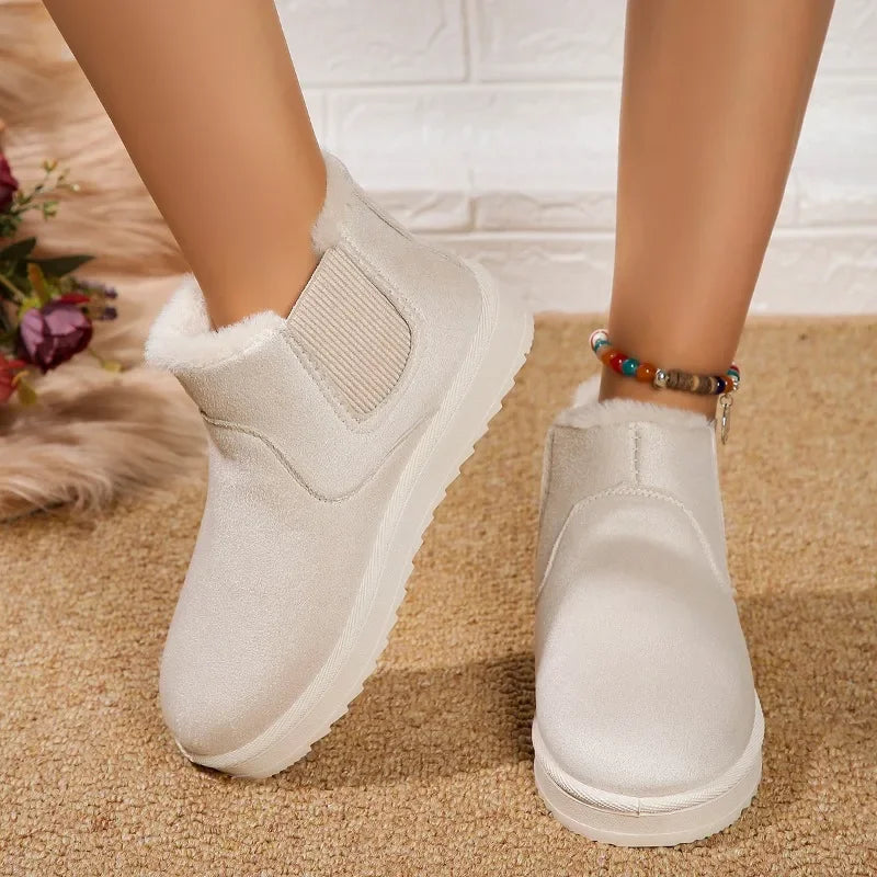 Shoes Female 2024 New Women's Snow Boots Comfortable and Warm Winter Boots Plus Size 36-44 Fashion Platform Boot Botas De Muj