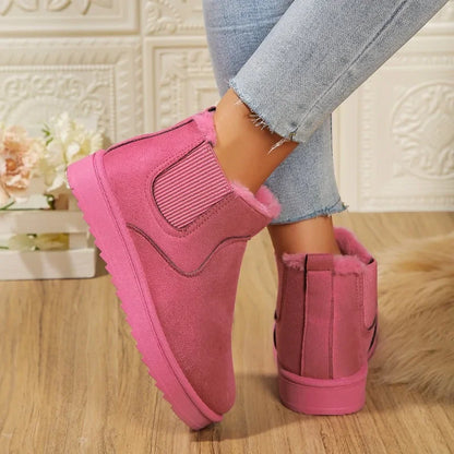 Shoes Female 2024 New Women's Snow Boots Comfortable and Warm Winter Boots Plus Size 36-44 Fashion Platform Boot Botas De Muj