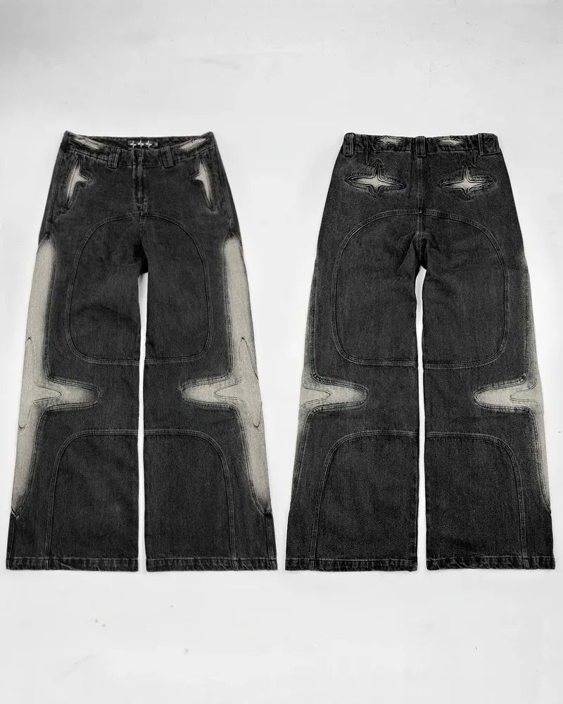 Vintage Washed Baggy Halloween Pants