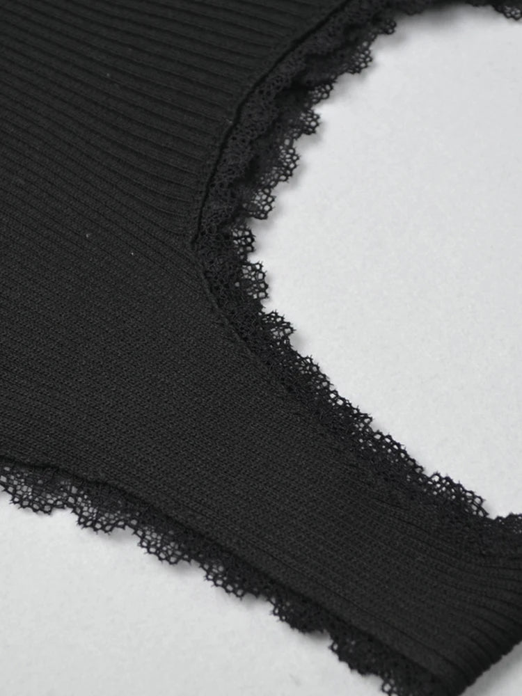 Summer 2025 women’s tank tops sexy lace up crop top tank top for women solid base crop tops square neck plain crop tops summer