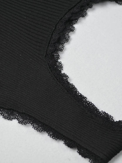 Summer 2025 women’s tank tops sexy lace up crop top tank top for women solid base crop tops square neck plain crop tops summer