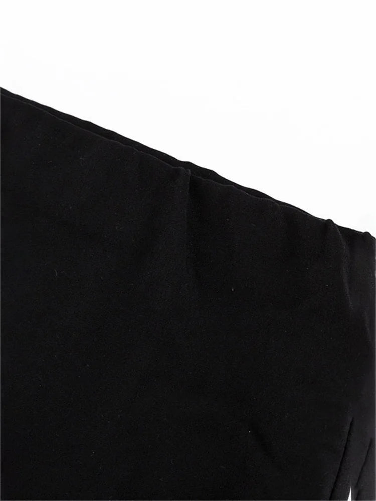 Fashion Women’s Black High Waist Maxi Skirt – Summer 2025 Elegant Slim Seamless Gown