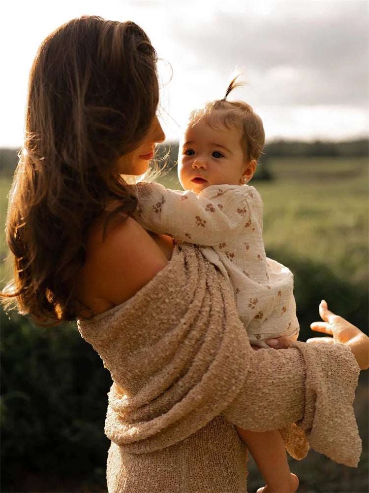 Knit Sweater Loose Maxi Dress Female Hollow Out Summer Patchwork High Waist Beach Holiday Dress Knitwear Long Dress 2025