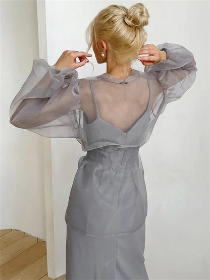 Mesh Holiday Cover up Shirt Women V-Neck Lace-Up Beach Outwear Summer Cover up