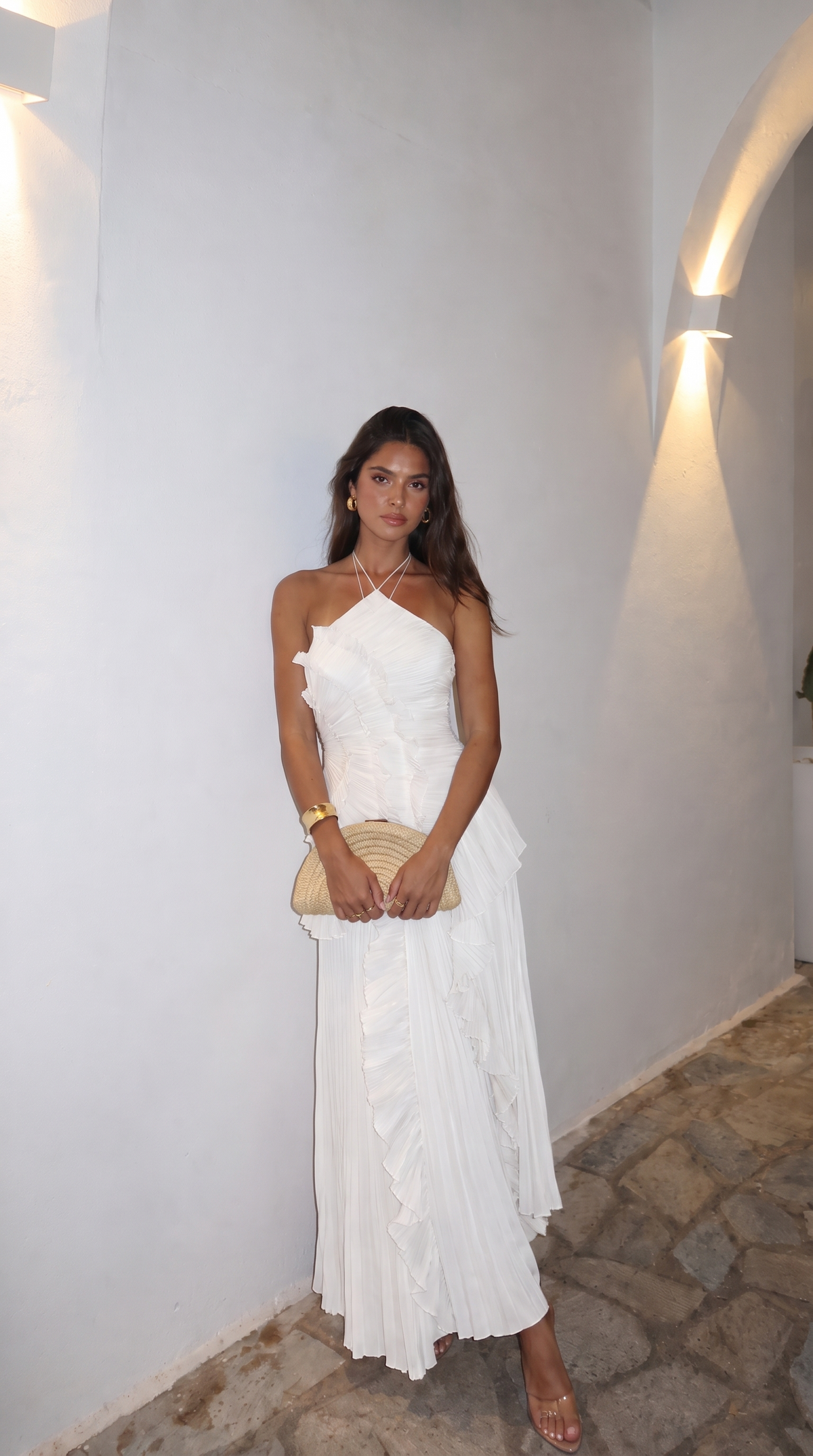 Emma Ruffle Maxi Dress