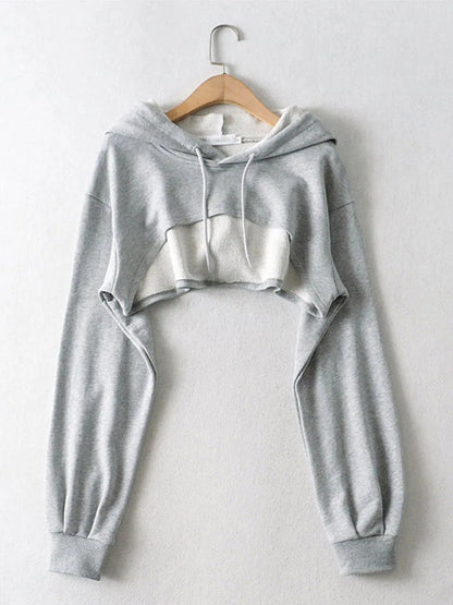 With Hat Hoodies Women Basic Design Young Korean Fashion Mujer All-match Teens Simple Cool Loose Y2k Cozy Street Wear Popular
