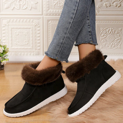 Women Boots Winter New Thickening Plush Warm Snow Boots Women Plus Size Comfortable Soft Cotton Shoes for Women Botas De Muje