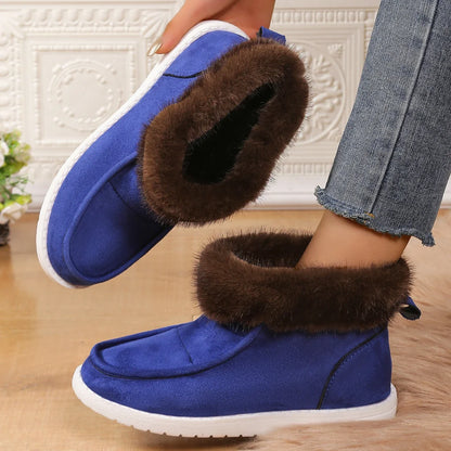 Women Boots Winter New Thickening Plush Warm Snow Boots Women Plus Size Comfortable Soft Cotton Shoes for Women Botas De Muje