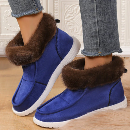Women Boots Winter New Thickening Plush Warm Snow Boots Women Plus Size Comfortable Soft Cotton Shoes for Women Botas De Muje