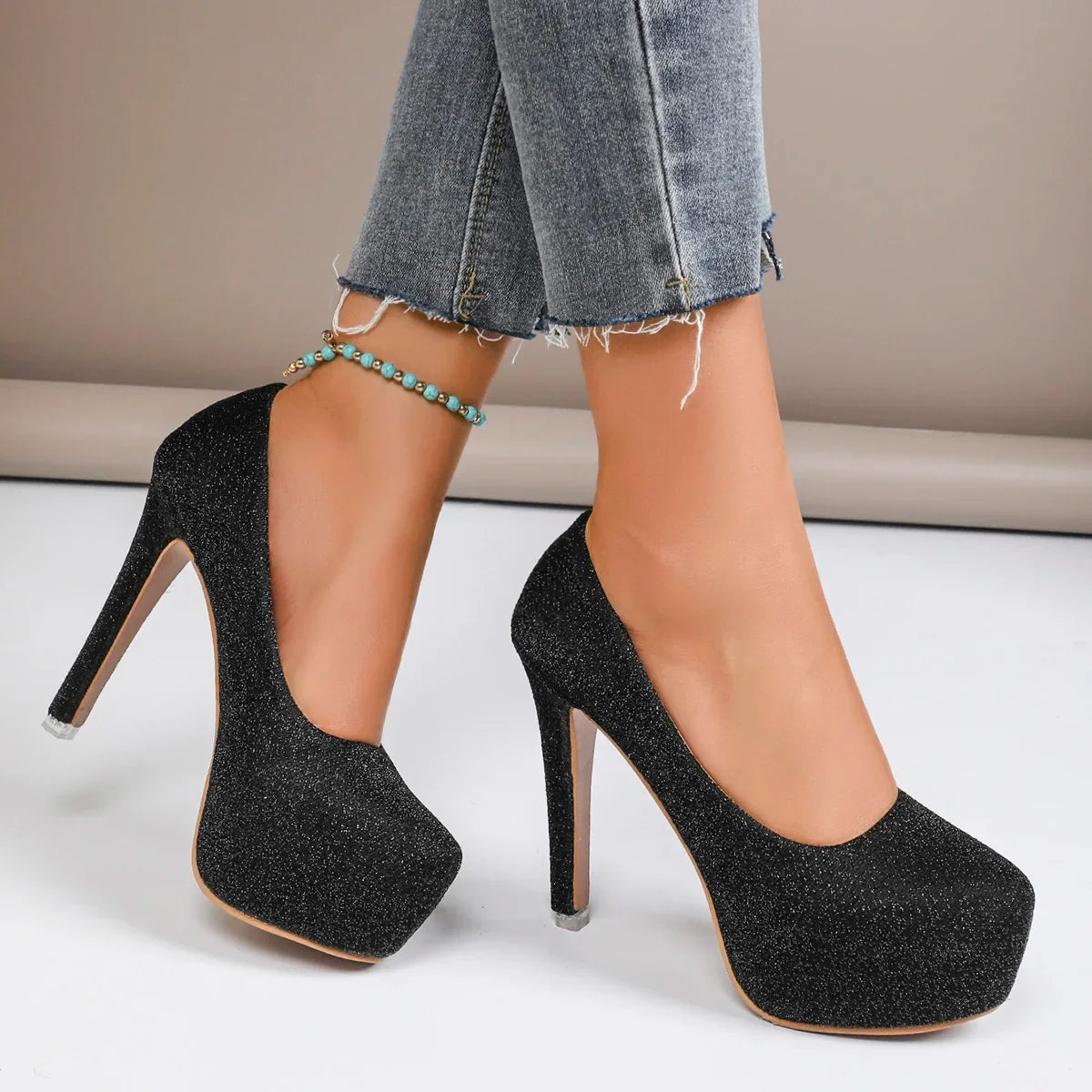 Casual Plus Size Platform Luxury Wedding Party High Heel