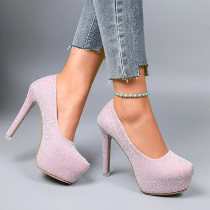 Casual Plus Size Platform Luxury Wedding Party High Heel
