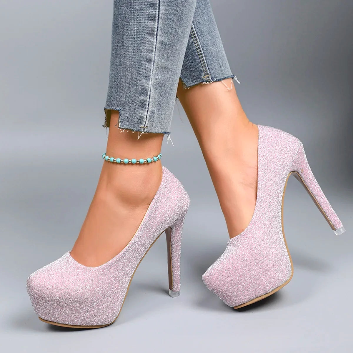 Casual Plus Size Platform Luxury Wedding Party High Heel