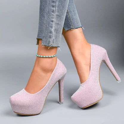Casual Plus Size Platform Luxury Wedding Party High Heel