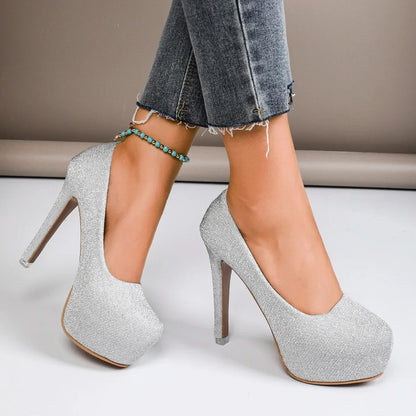 Casual Plus Size Platform Luxury Wedding Party High Heel