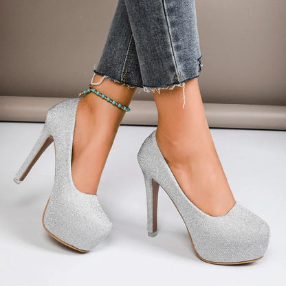Casual Plus Size Platform Luxury Wedding Party High Heel