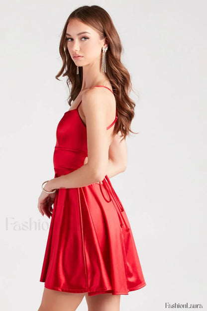 Sexy Slip Fitted Party Mini Dress