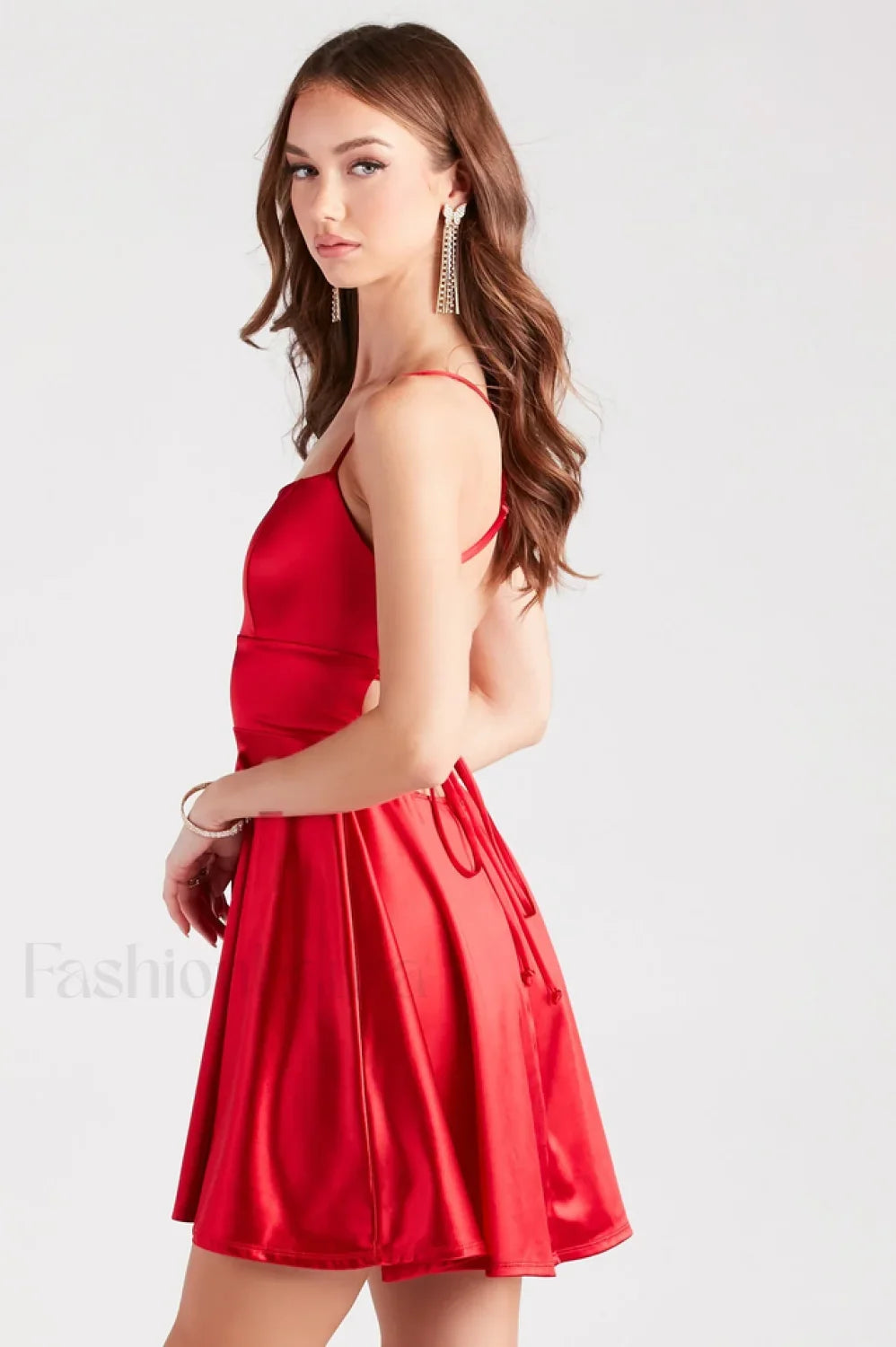Sexy Slip Fitted Party Mini Dress