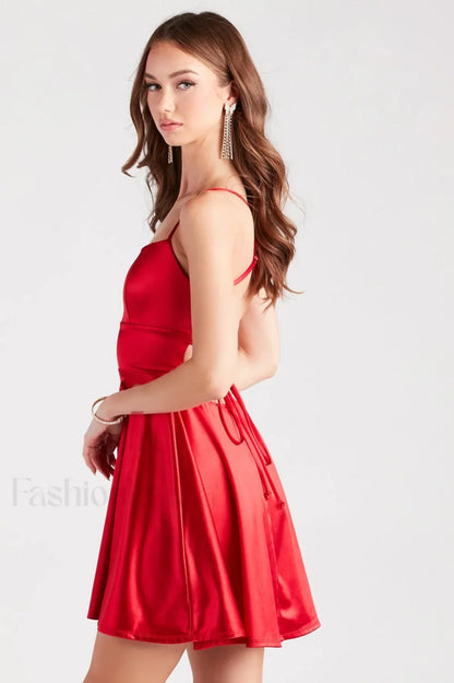 Sexy Slip Fitted Party Mini Dress