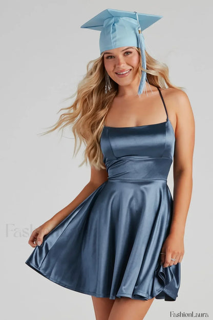Sexy Slip Fitted Party Mini Dress