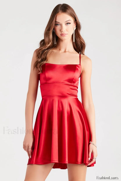 Sexy Slip Fitted Party Mini Dress
