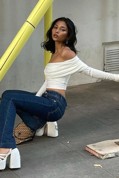 Long Sleeve Crop Top