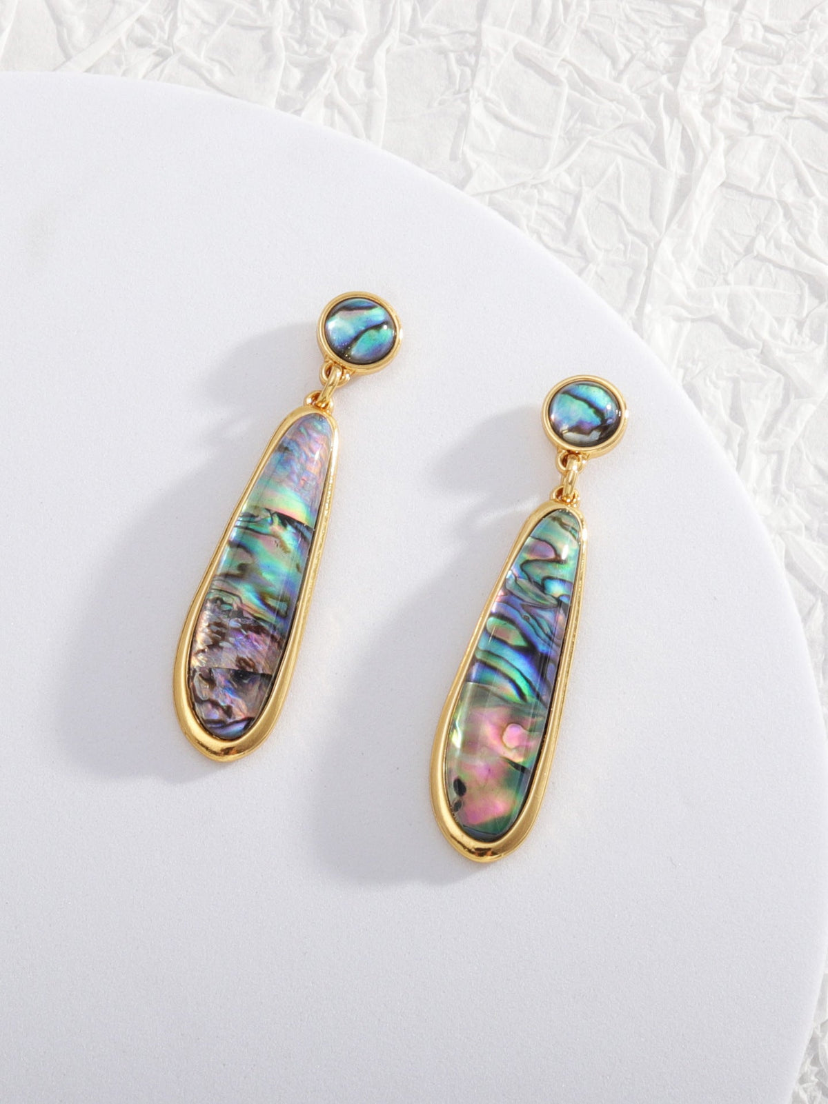 Abalone Teardrop Earrings