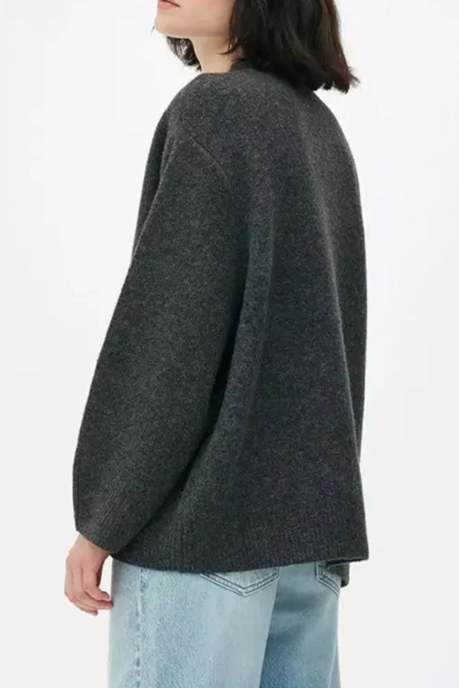 Oversized Long Sleeve Pullover Sweater
