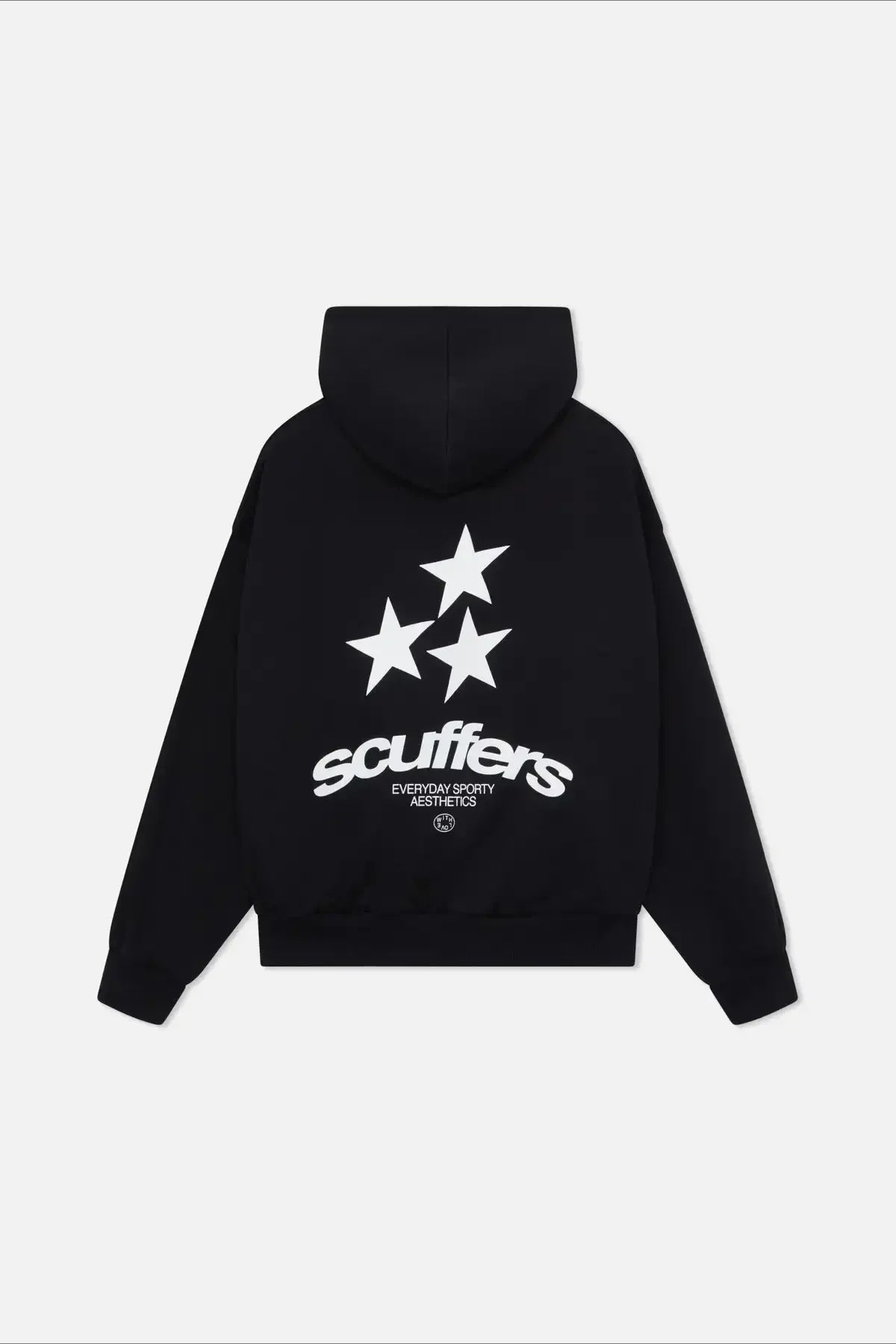 Grunge Star Print Streetwear Hoodie