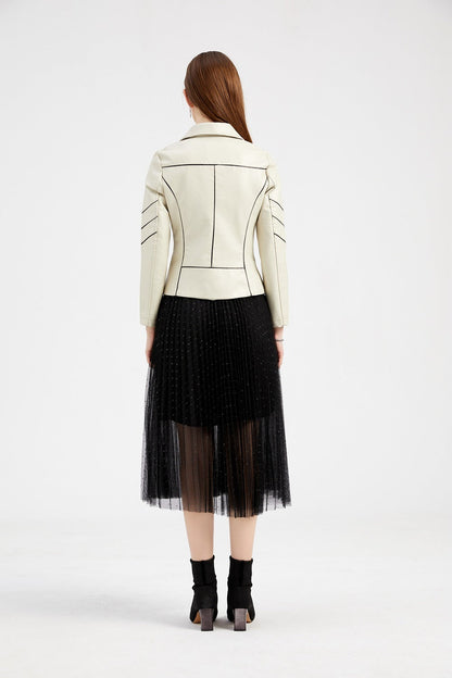 Lightweight PU Moto Jacket