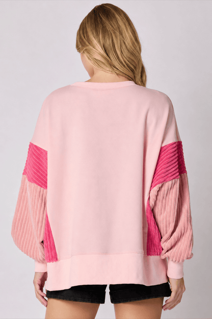 Sequin Toy Soldier Crew Neck Sweatshirt