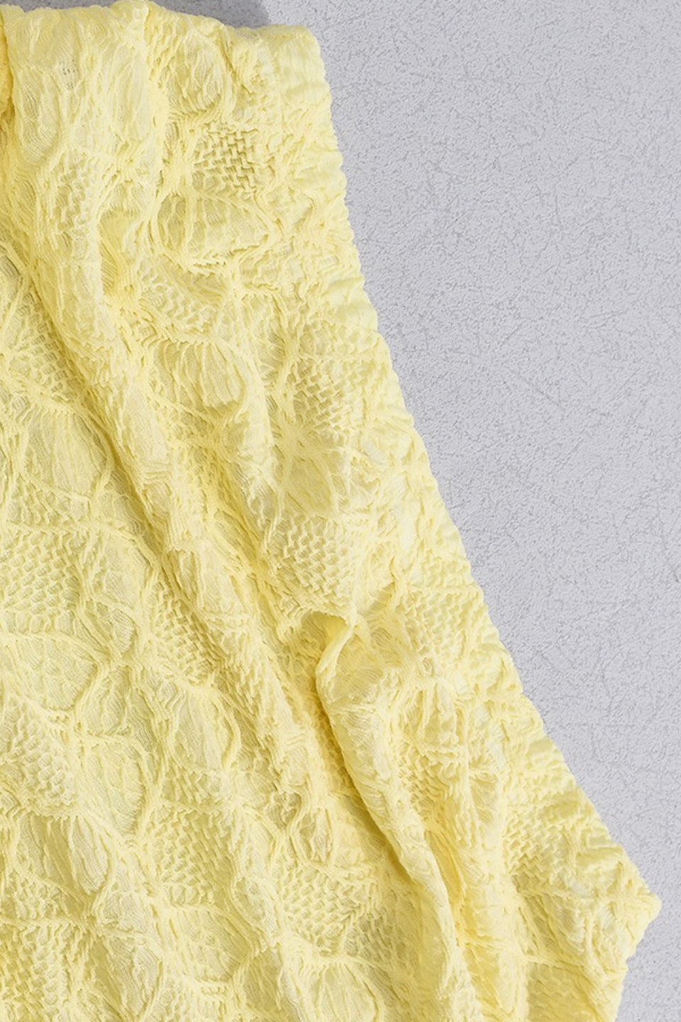 Sexy Yellow Beach Halter Mini Skirt Set