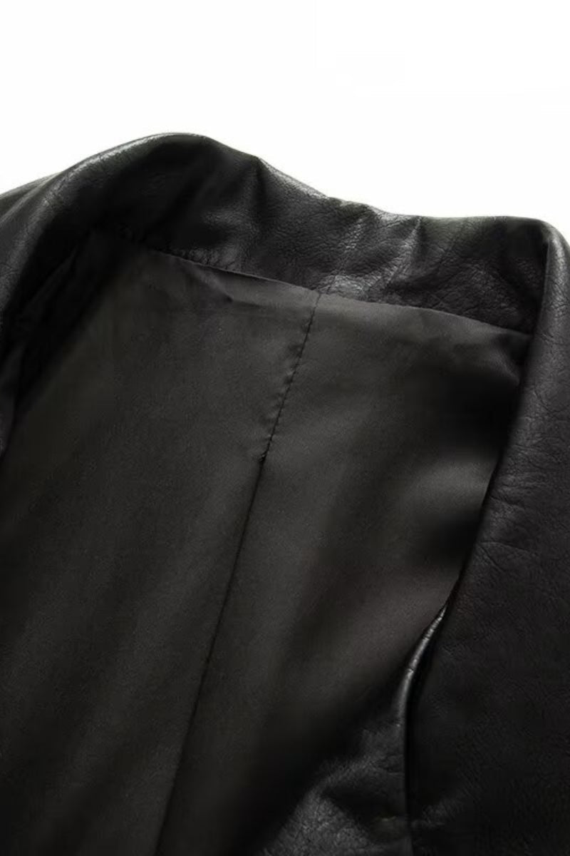 Weathered Leather Flight Jacket