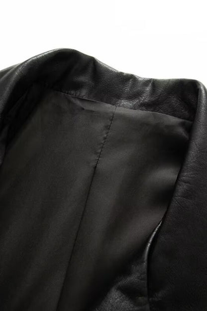 Weathered Leather Flight Jacket